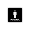 Cedule personál | Piktogram (čtverec)