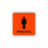 Cedule personál | Piktogram (čtverec)