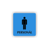 Cedule personál | Piktogram (čtverec)