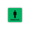 Cedule personál | Piktogram (čtverec)