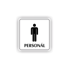 Cedule personál | Piktogram (čtverec)