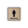 Cedule personál | Piktogram (čtverec)