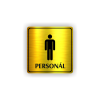 Cedule personál | Piktogram (čtverec)