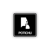 Cedule potichu | Piktogram (čtverec)