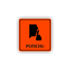 Cedule potichu | Piktogram (čtverec)