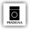Cedule prádelna – plast (piktogram)
