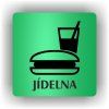 Cedule jídelna – plast (piktogram)