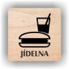 Cedule jídelna – plast (piktogram)