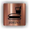 Cedule jídelna – plast (piktogram)