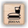 Cedule jídelna – plast (piktogram)