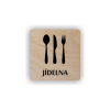 Cedule jídelna | Piktogram (čtverec)