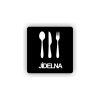 Cedule jídelna | Piktogram (čtverec)
