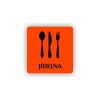 Cedule jídelna | Piktogram (čtverec)