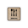 Cedule jídelna | Piktogram (čtverec)