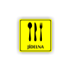 Cedule jídelna | Piktogram (čtverec)