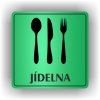 Cedule jídelna – plast (piktogram)
