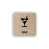 Cedule bar | Piktogram (čtverec)