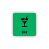 Cedule bar | Piktogram (čtverec)
