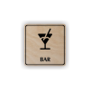 Cedule bar | Piktogram (čtverec)
