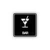 Cedule bar | Piktogram (čtverec)
