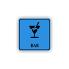 Cedule bar | Piktogram (čtverec)