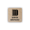 Cedule server místonst | Piktogram (čtverec)