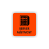 Cedule server místonst | Piktogram (čtverec)
