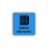Cedule server místonst | Piktogram (čtverec)