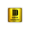 Cedule server místonst | Piktogram (čtverec)