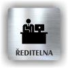 Cedule ředitelna – plast (piktogram)