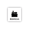Cedule ředitelna | Piktogram (čtverec)