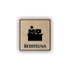 Cedule ředitelna | Piktogram (čtverec)