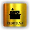 Cedule ředitelna – plast (piktogram)