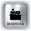 Cedule ředitelna – plast (piktogram)