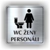 Piktogram - WC ŽENY PERSONÁL