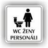 Piktogram - WC ŽENY PERSONÁL