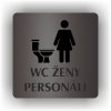 Piktogram - WC ŽENY PERSONÁL