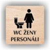 Piktogram - WC ŽENY PERSONÁL