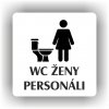 Piktogram - WC ŽENY PERSONÁL