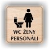 Piktogram - WC ŽENY PERSONÁL