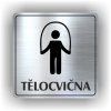 Cedule tělocvična – plast (piktogram)