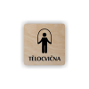 Cedule tělocvična | Piktogram (čtverec)