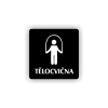 Cedule tělocvična | Piktogram (čtverec)