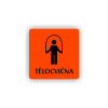 Cedule tělocvična | Piktogram (čtverec)