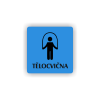 Cedule tělocvična | Piktogram (čtverec)