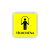 Cedule tělocvična | Piktogram (čtverec)
