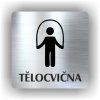 Cedule tělocvična – plast (piktogram)