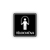 Cedule tělocvična | Piktogram (čtverec)