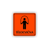 Cedule tělocvična | Piktogram (čtverec)