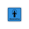 Cedule tělocvična | Piktogram (čtverec)